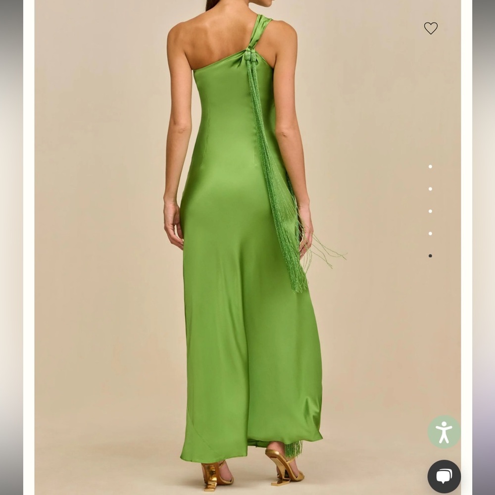 Preowned Cult Gaia Keya Pistachio XS 0 Gown - Picture 3 of 16